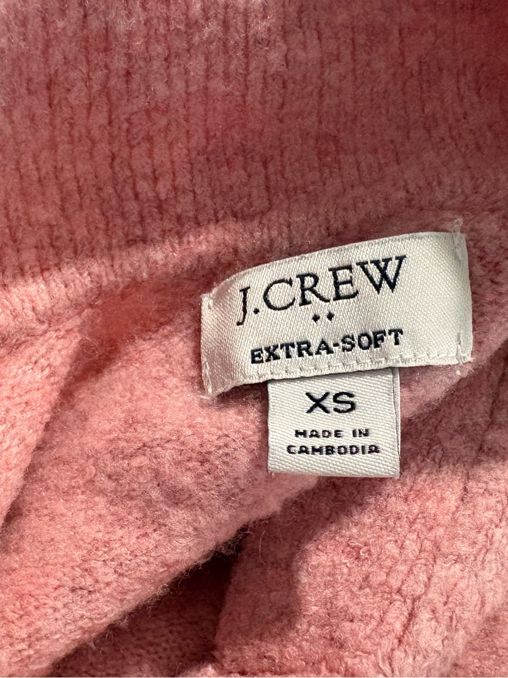 J. Crew Collared V-Neck Pullover Sweater in Soft Pink - Picture 5 of 6
